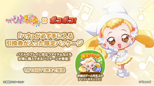 ハナの限定パッケージ