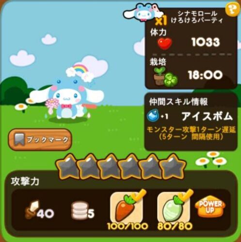 シナモロールけろけろパーティ
