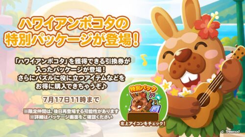 ハワイアンポコタの特別パッケージ